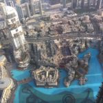 Ese es el mirador en el edificio más alto del mundo, en el Burj Khalifa