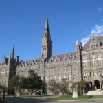 La Universidad de Georgetown localizada en el barrio del mismo nombre.