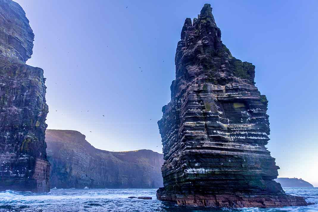 Vista desde el mar. George Karbus para CliffsofMoher.ie